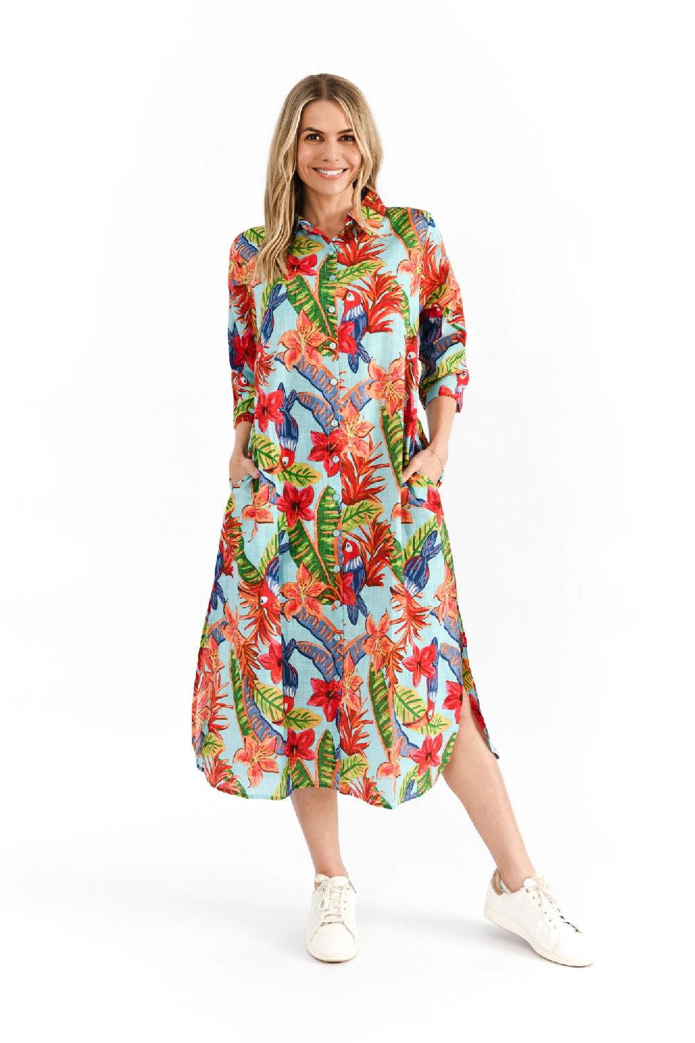 oriëntique Sofia Shirt Dress