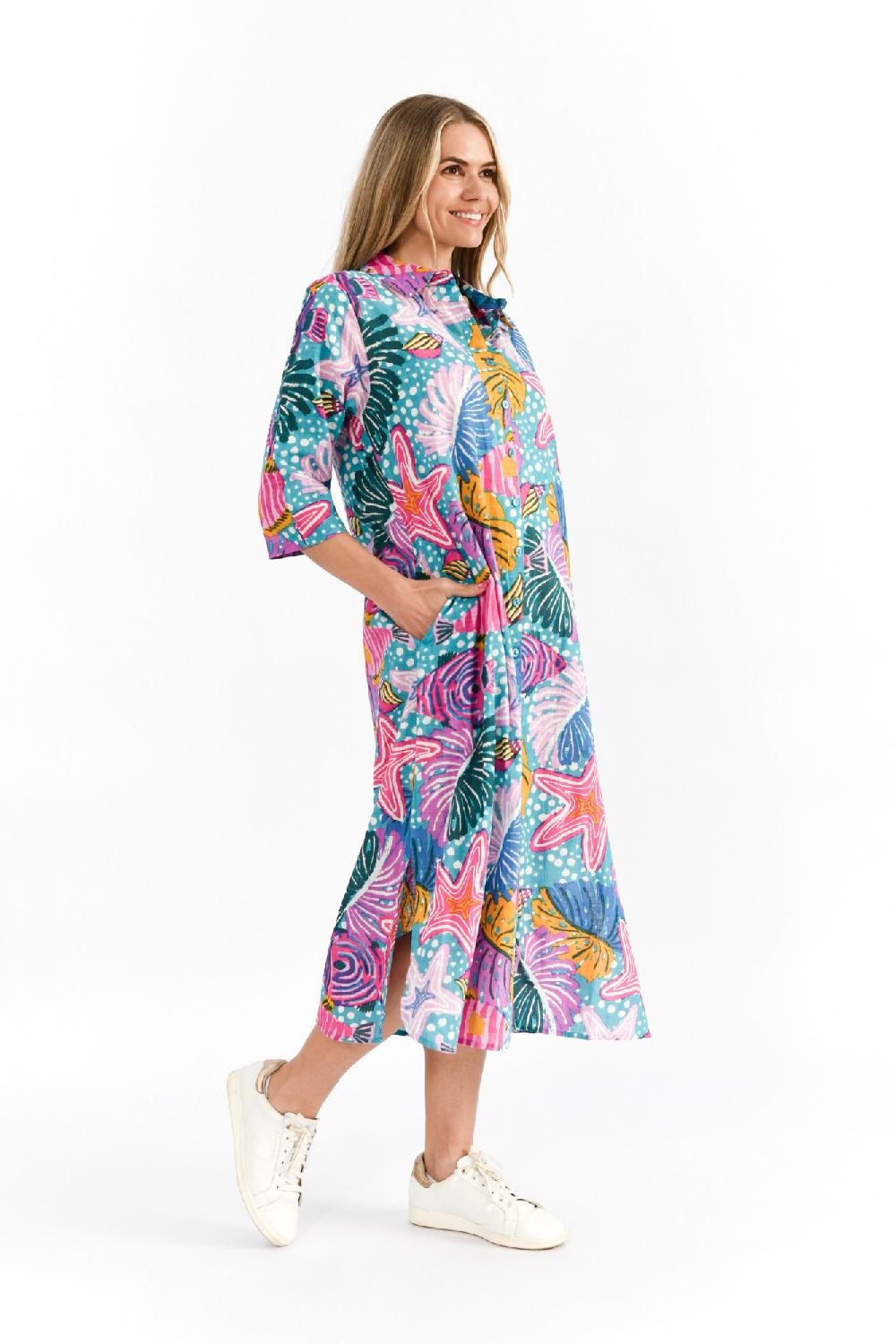 Oriëntique Sofia Shirt Dress