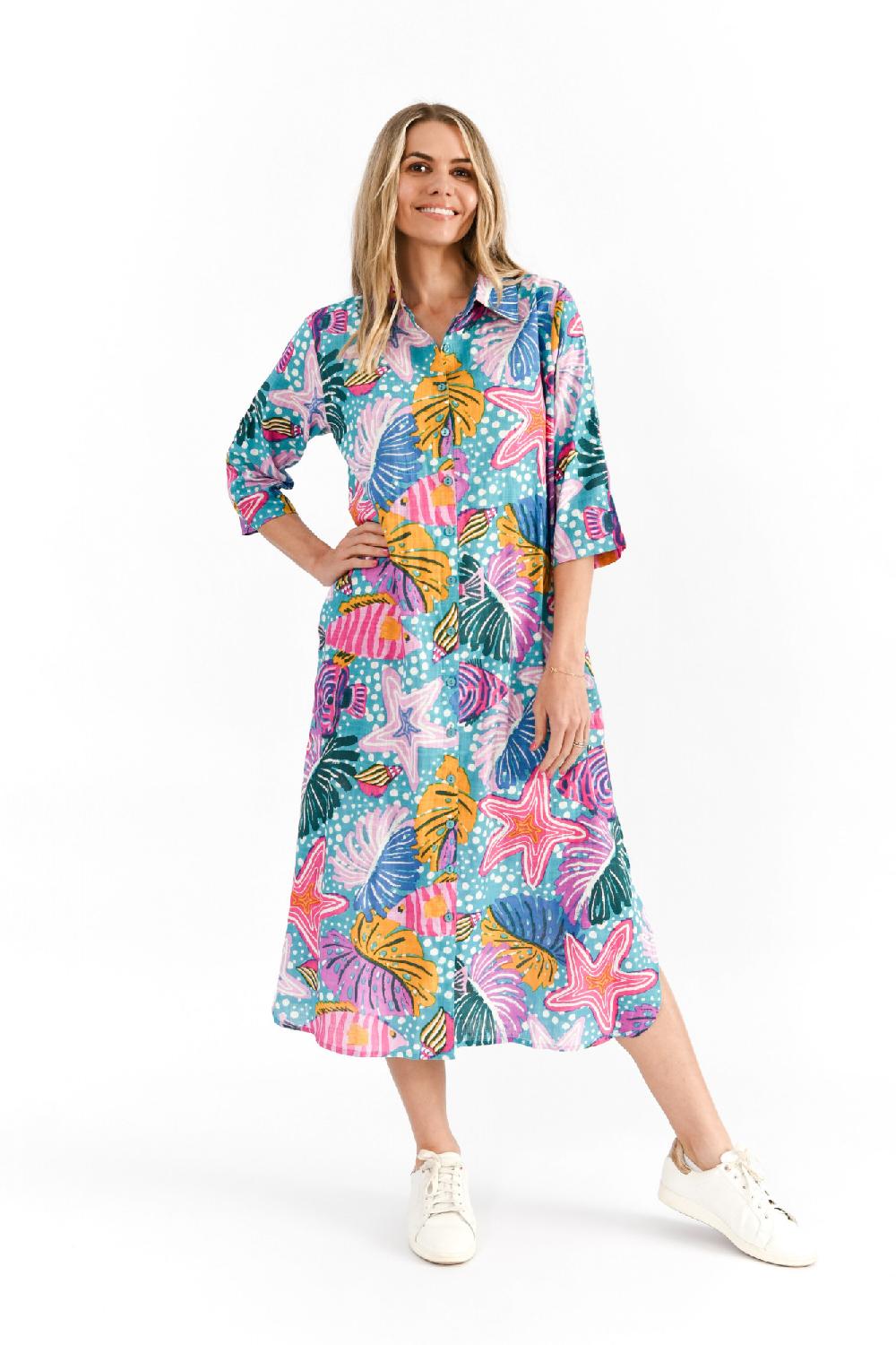 oriëntique Sofia Shirt Dress