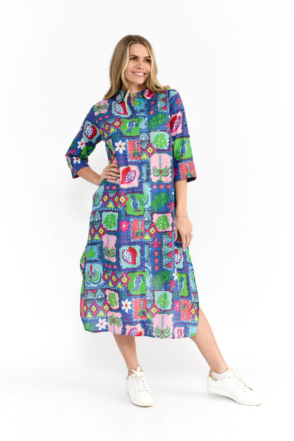 Oriëntique Sofia Shirt Dress
