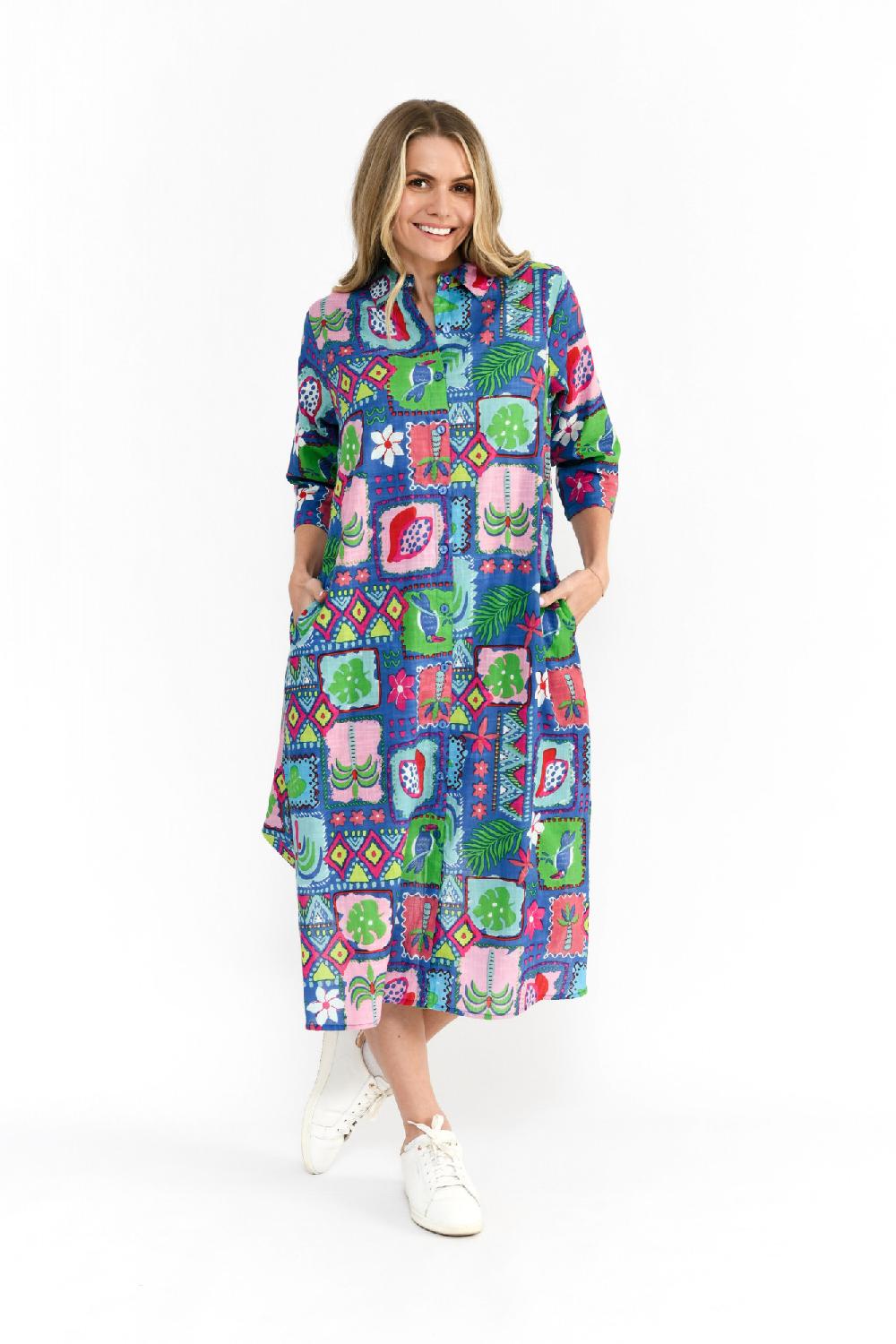 oriëntique Sofia Shirt Dress