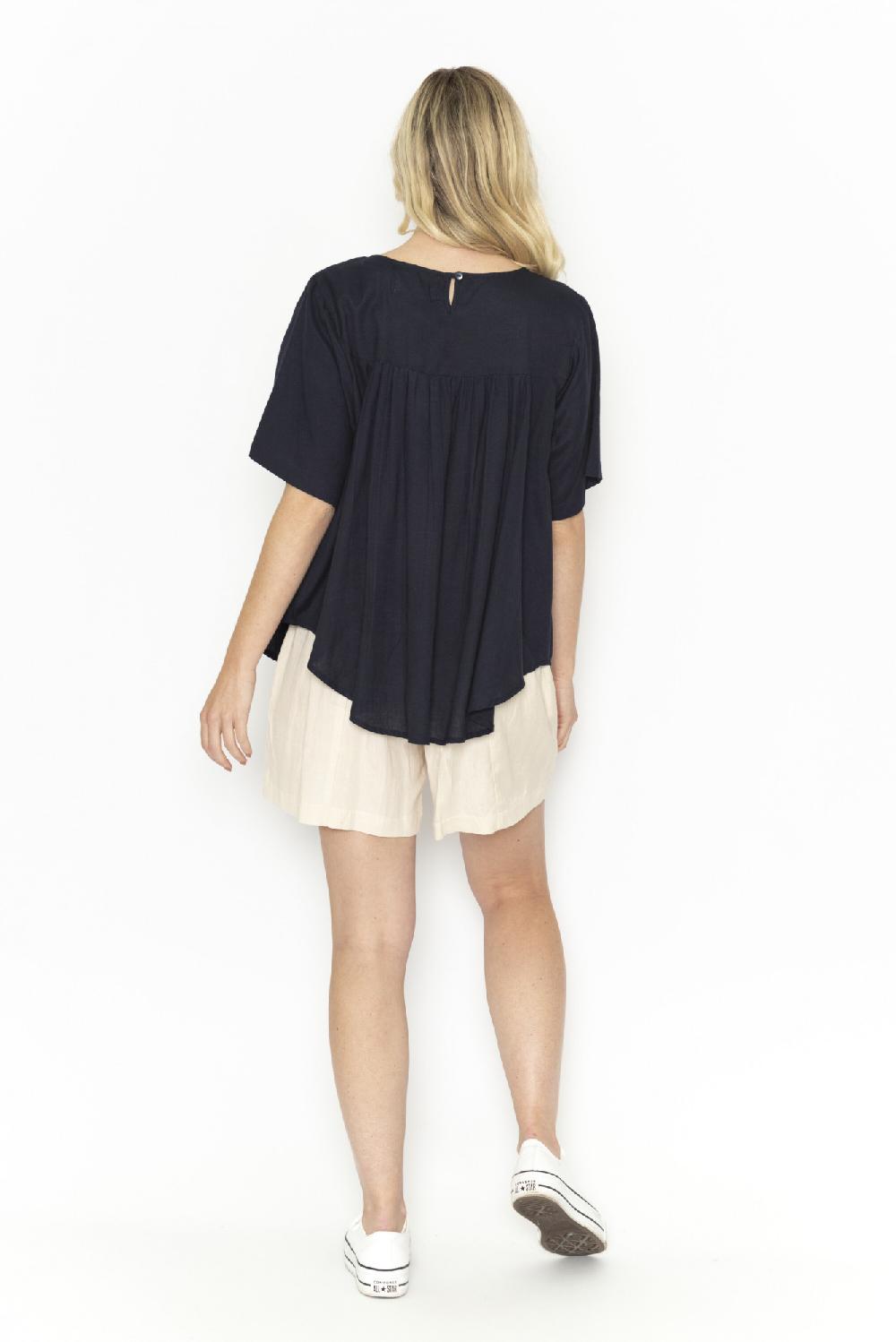 Oriëntique Stephanie Linen Top