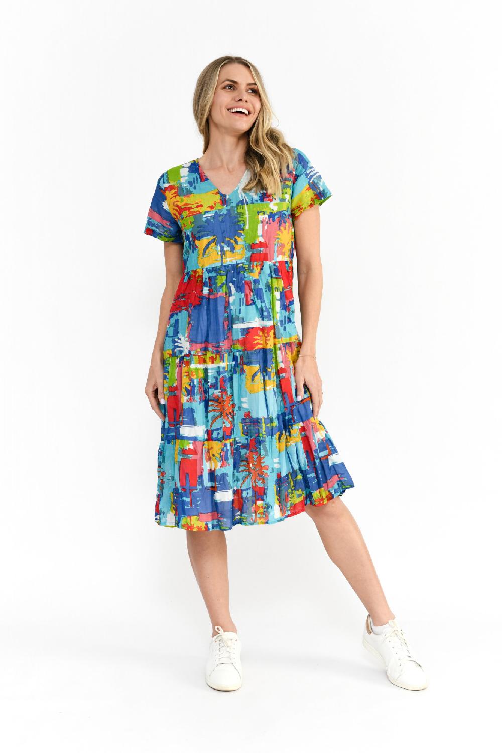 Oriëntique Thalia Tiered Dress