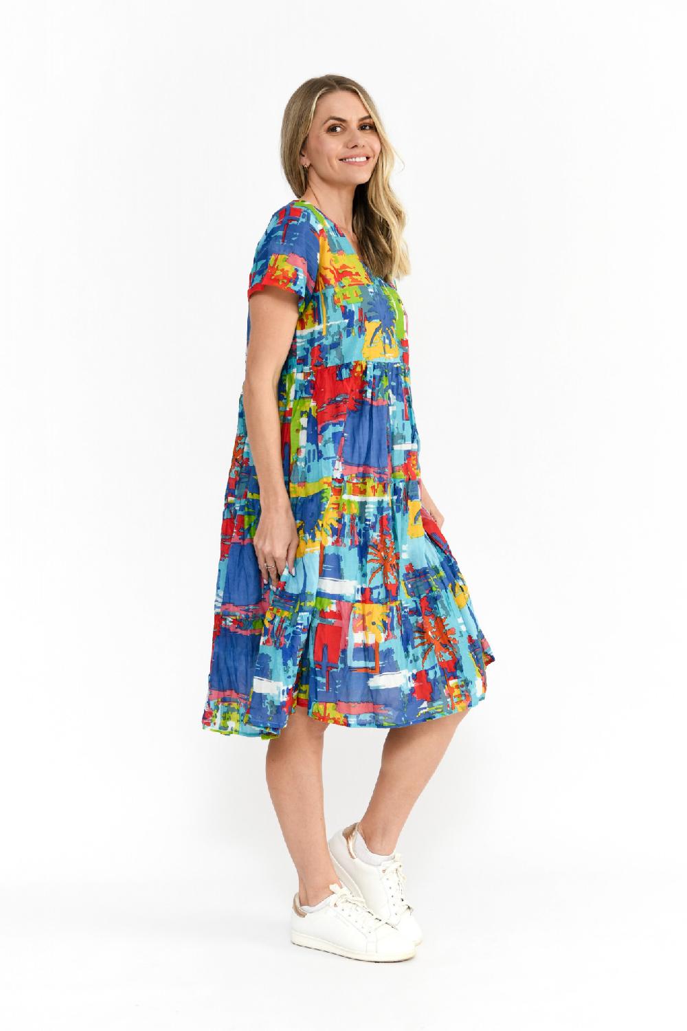 Oriëntique Thalia Tiered Dress