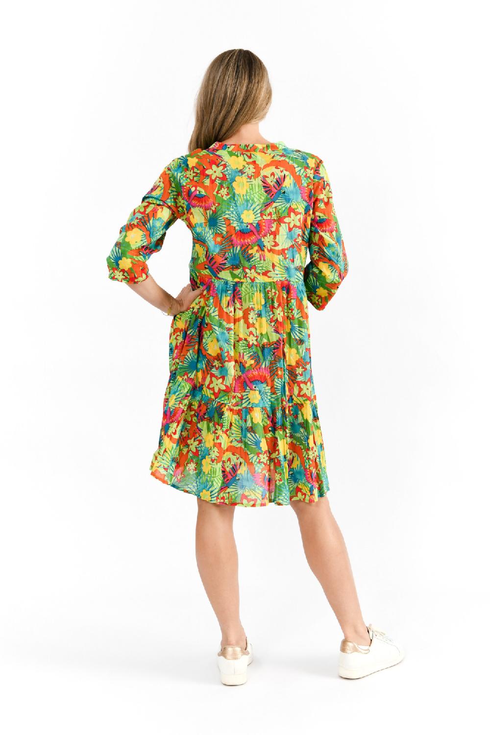 Oriëntique Vivian V Neck Shirt Dress