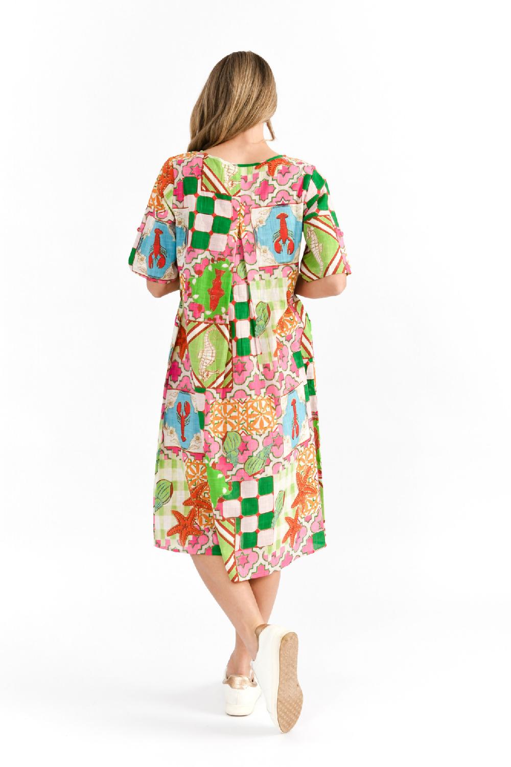 Oriëntique Yvonne Dress Round Neck