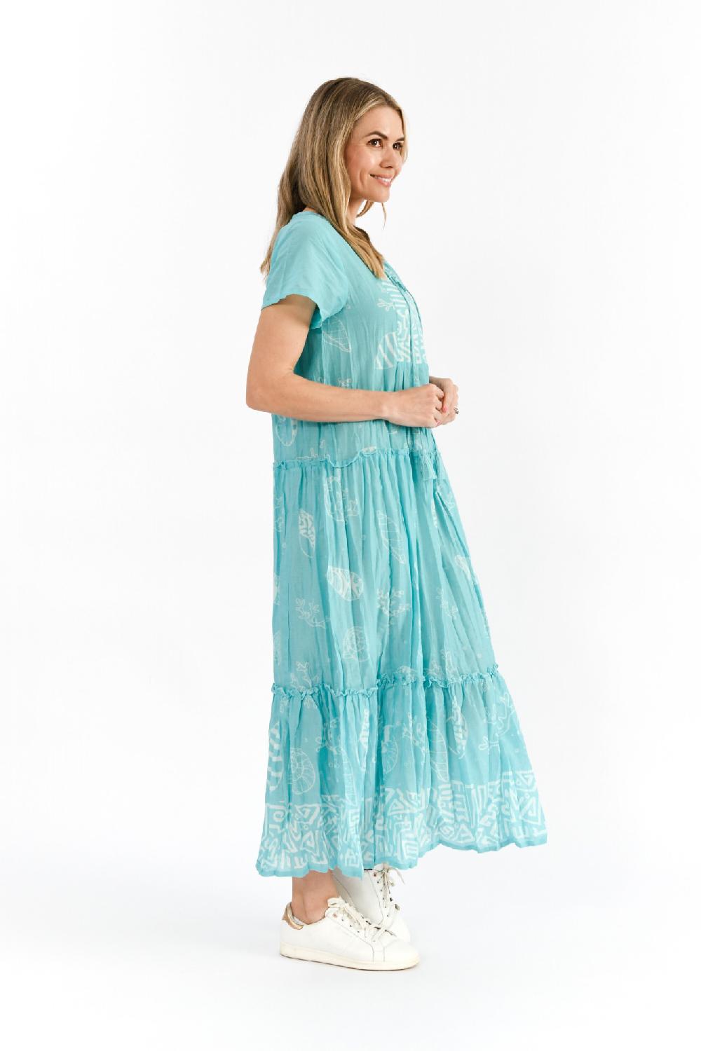 Oriëntique Zola V Neck Maxi Dress
