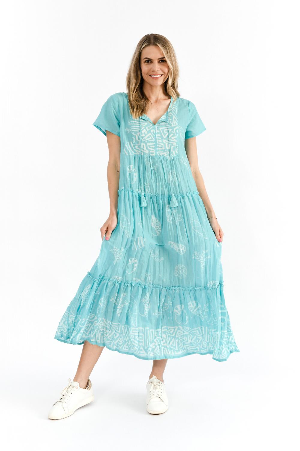 oriëntique Zola V Neck Maxi Dress