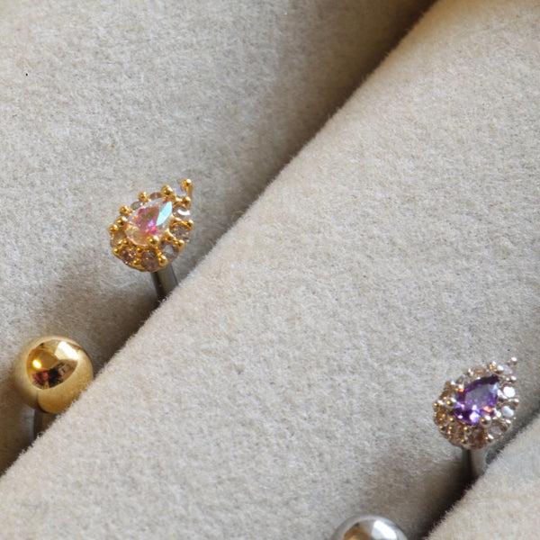 Origami Jewellery 16g Iridescent Teardrop Medusa Ring