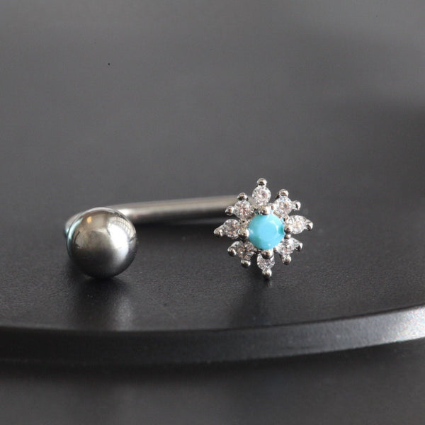 Origami Jewellery Mini Iridescent Sunflower Medusa Piercing