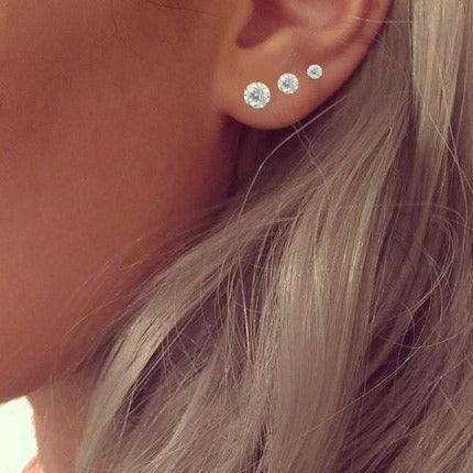 Origami Jewellery 14k Gold Studs