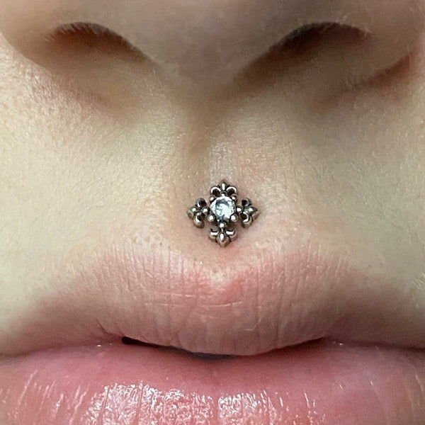 origami jewellery 16g Cross Medusa Piercing
