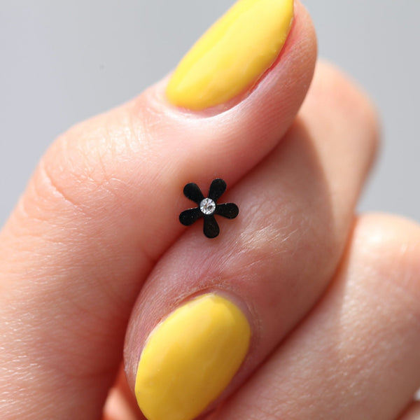 origami jewellery 16g Flower Earring