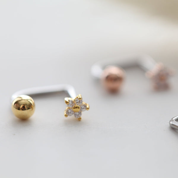 Origami Jewellery 16g Flower Medusa Lip Piercing