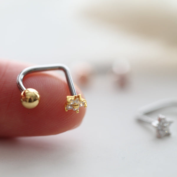 Origami Jewellery 16g Flower Medusa Lip Piercing