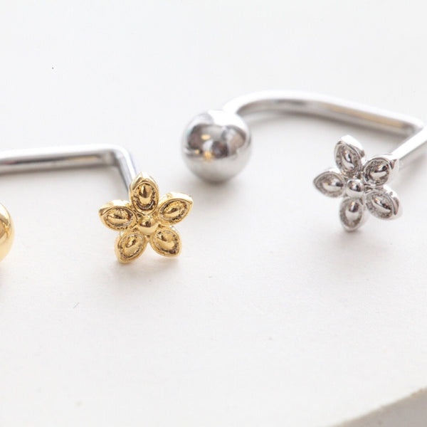 Origami Jewellery 16g Flower Medusa Lip Piercing