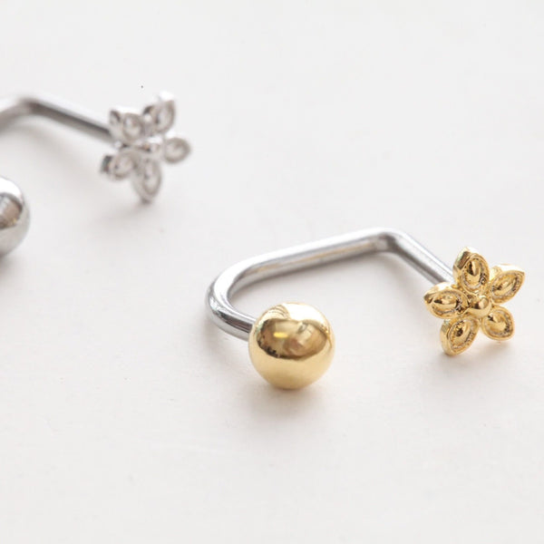 Origami Jewellery 16g Flower Medusa Lip Piercing