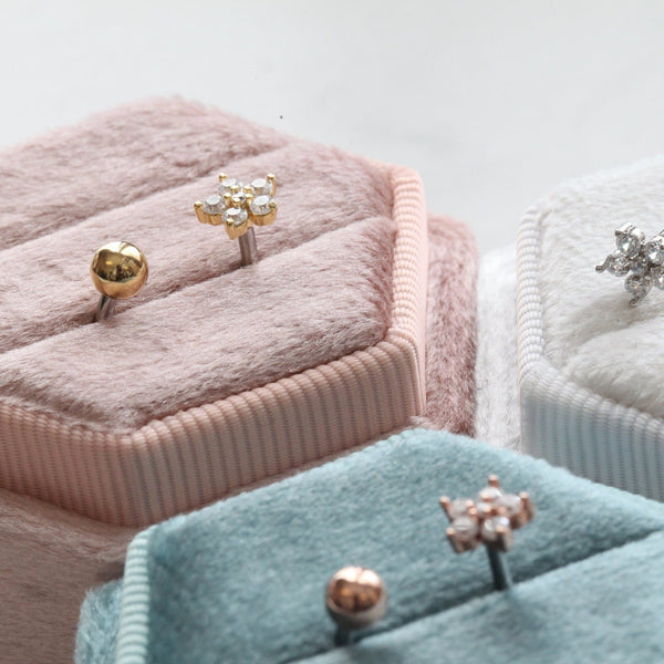 origami jewellery 16g Flower Medusa Piercing