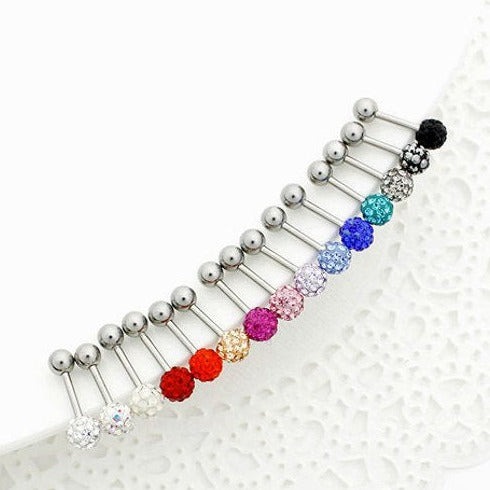 origami jewellery 16g Glitter Ball Earrings