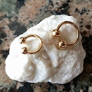 Origami Jewellery 16g Horseshoe Ring