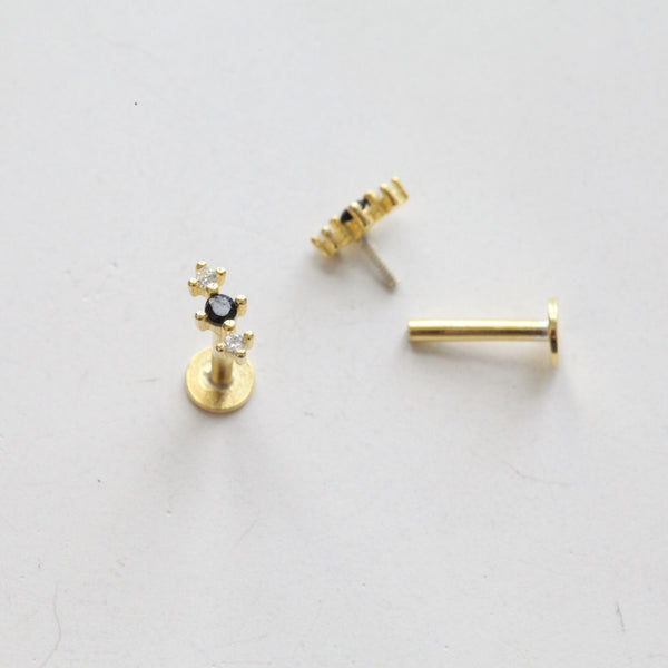 origami jewellery 16g Line Forward Helix Earring