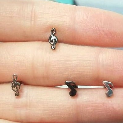 Origami Jewellery 16g Music Earrings