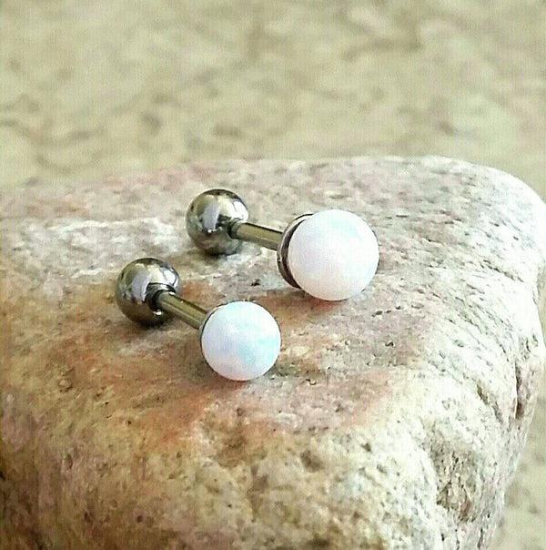 Origami Jewellery 16g Opal Cartilage Earring