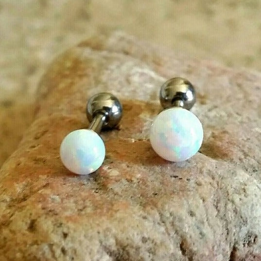 origami jewellery 16g Opal Cartilage Earring