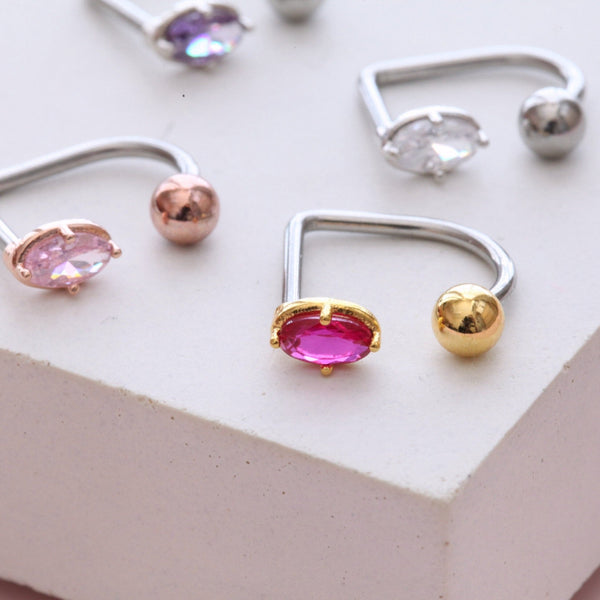 Origami Jewellery 16g Oval Medusa Piercing