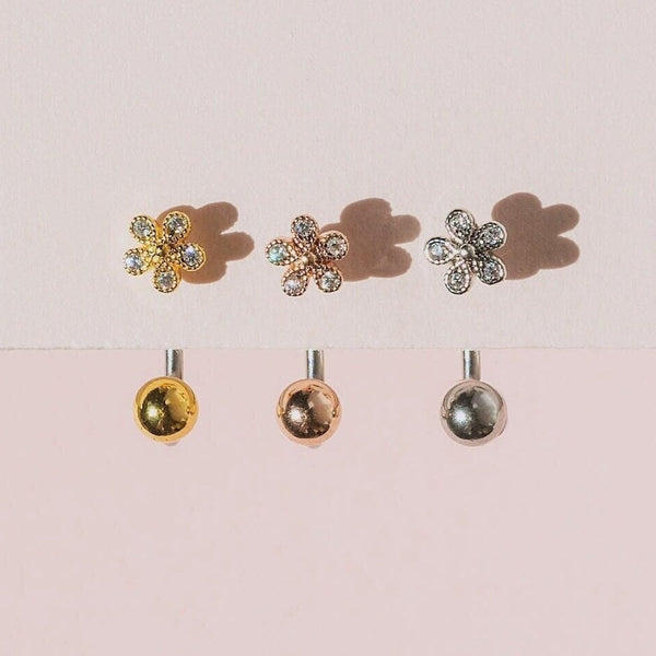 Origami Jewellery 16g Round Flower Medusa Piercing