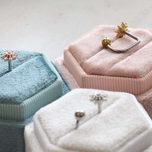 Origami Jewellery 16g Snowflake Medusa Piercing