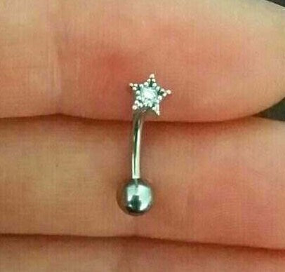 origami jewellery 16g Star Rook Earring