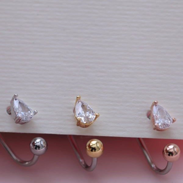 Origami Jewellery 16g Teardrop Medusa Ring