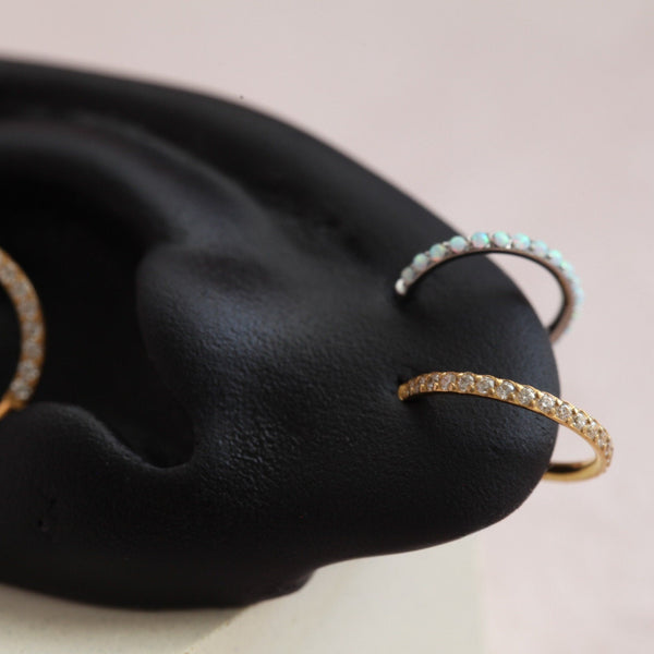 Origami Jewellery 16g Titanium Circle Clicker Hoop