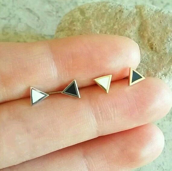 origami jewellery 16g Triangle Earring