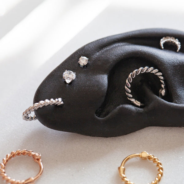 Origami Jewellery 16g Twisted Cartilage Hoop