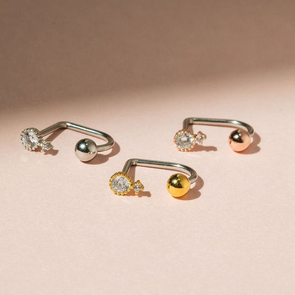 origami jewellery 16g Venus Medusa Lip Ring