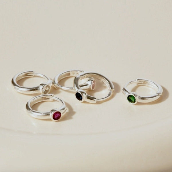 Origami Jewellery 20g Colorful Solitaire Hoop