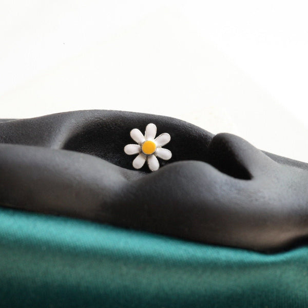 origami jewellery 20g White Flower Earring