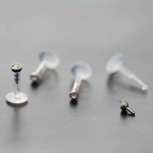 Origami Jewellery 2mm 16g Bioflex Labret Push In