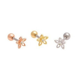 Origami Jewellery 3D Flower Earring