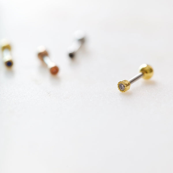 origami jewellery 3mm Cartilage Earring