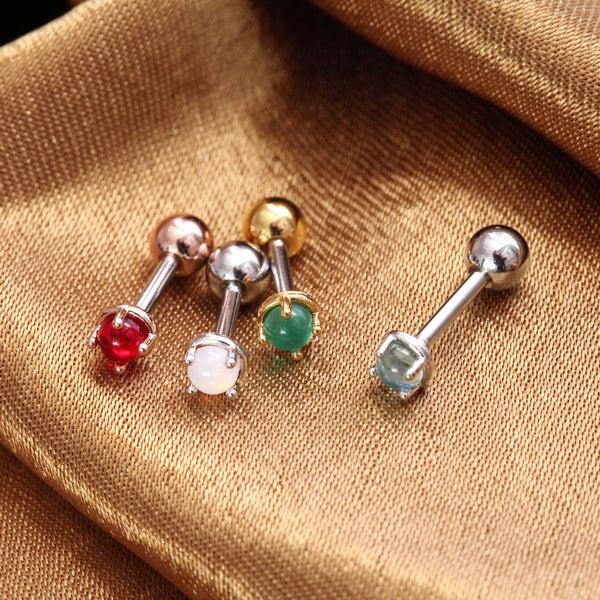 Origami Jewellery 3mm Moonstone Cartilage Stud