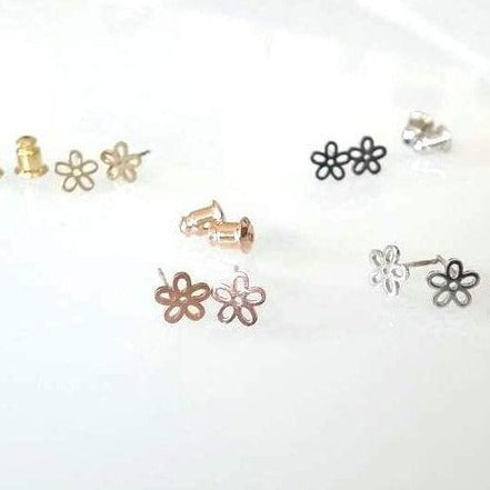 Origami Jewellery 925 Silver Flower Earrings