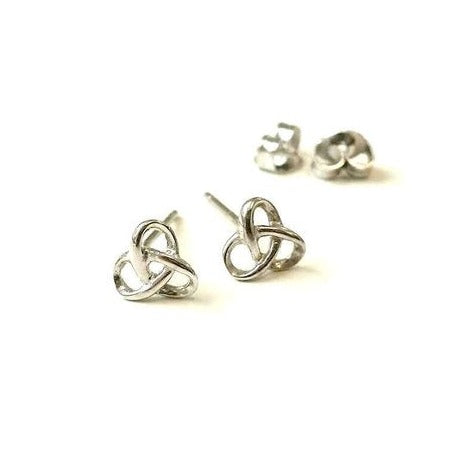 Origami Jewellery 925 Silver Knot Earrings