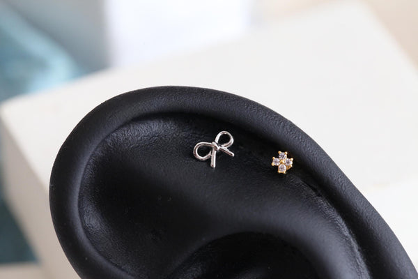 Origami Jewellery 925 Silver Mini Bow Stud