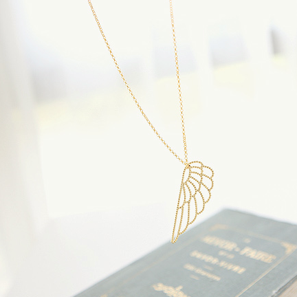 origami jewellery Angel Wing Necklace