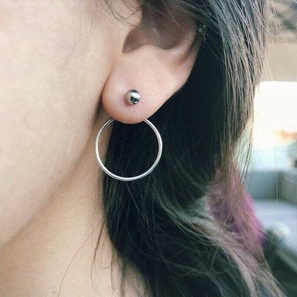 origami jewellery Ball Ear Jacket