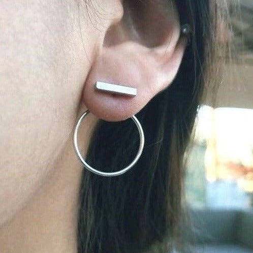 origami jewellery Bar Ear Jacket