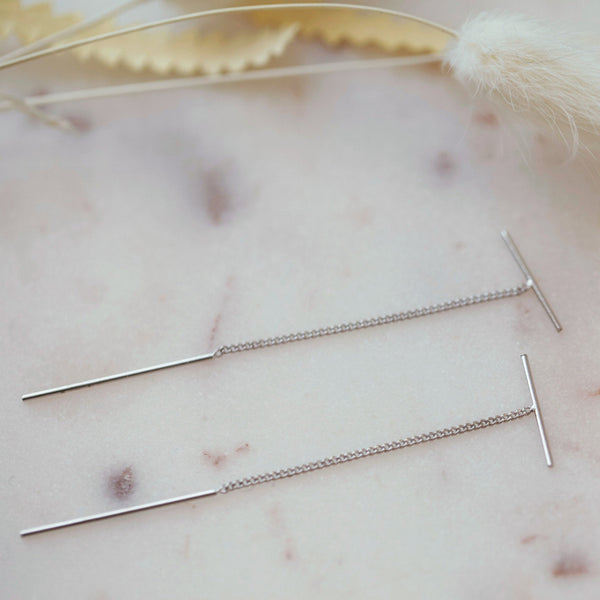 Origami Jewellery Bar Threader Earrings